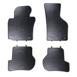 Tappetini compatibili con Skoda Octavia II 2004-2013, su misura in Gomma TPE