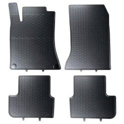 Tappetini compatibili con Mercedes-Benz CLA C117 2013-2019, su misura in Gomma TPE