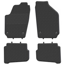 Tappetini compatibili con Volkswagen Polo IV 2001-2009, su misura in Gomma TPE