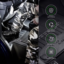 Tappetini compatibili con Volkswagen Transporter T7 dal 2024 in poi, su misura in Gomma TPE