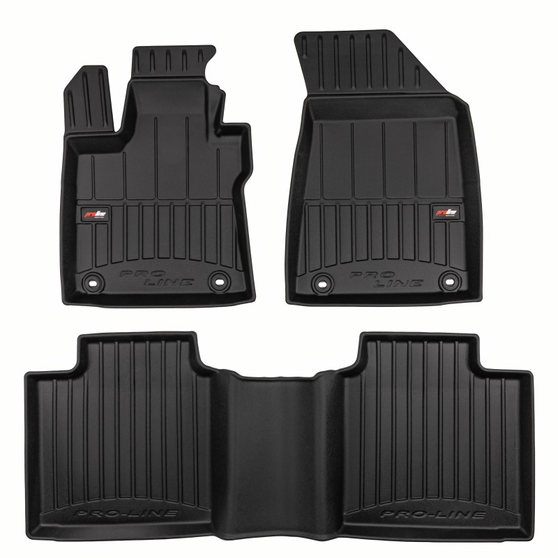 Tappetini compatibili con MG HS II PHEV dal 2024 in poi, su misura in Gomma TPE