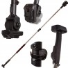 Asta telescopica regolabile 140-225 cm per motosega a 3 pin