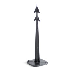 Set Picchetti Chiodi per Agrotessuto Telone |  50 Pezzi | Lunghezza: 12,5 cm | Testa: 4,4×3,7 cm | per Giardino Orto