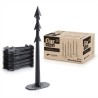 Set Picchetti Chiodi per Agrotessuto Telone |  50 Pezzi | Lunghezza: 20,9 cm | Testa: 6,7×3,8 cm | per Giardino Orto