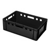 Set di Casse Cassette E2 per Frutta Verdura Duri Carne Pesce Utensili Piante| 60x40x20 cm | in Plastica