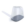 Annaffiatoio Rivo | 1,7 L | 34,1x11,6x17 cm | Semitrasparente | per Piante Fiori