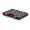 Organizer Valigetta per Minuteria | 40x20x39,2 cm | 26 Divisori Rimovibili | Portatile con Manico | in Plastica Resistente