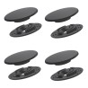 Set di 4 Bottoni di Fissaggio Blocker, in Plastica