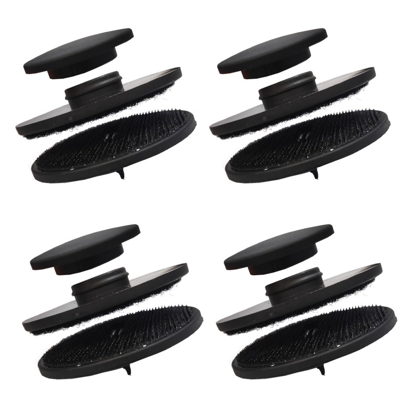 Set di 4 Bottoni di Fissaggio Blocker Universali, in Plastica