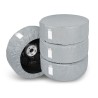Set 4 Copriruota di Scorta Cover Season per Auto | in Poliestere | Ø60-66 | Larghezza Ruota 29 cm | Resistente all'Acqua 