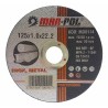 Set 10 dischi da taglio Ø125x1mm foro 22,2mm 12200 giri/min per smerigliatrice