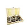 Set punte per trapano Ø6-25mm 6 pezzi 230mm per legno con scatola in legno