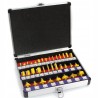 Set frese per legno RIPPER 35pz attacco 8mm con cuscinetti e valigetta legno
