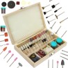 Set accessori per smerigliatrice 105 pz attacco 3mm con frese e dischi