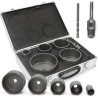 Set seghe a tazza 6pz Ø40-120mm con punta SDS+ per mattoni cemento cartongesso