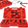 Set di pinze per fascette stringitubo universali 9 pz con valigetta