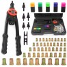 Rivettatrice manuale M5-M12 330mm con 50 inserti filettati e valigetta
