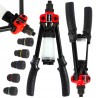 Rivettatrice manuale 2,4-6,4mm 350mm con 5 testine intercambiabili