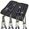 Set pinze Seeger per anelli elastici interni ed esterni 4 pz 300mm con custodia