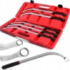 Set smontaggio tensionatori 5pz chiavi piegate 47cm bussole 13-19mm