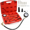 Set misurazione compressione motori diesel 20pz 0-1000psi tubo 40cm con valigetta