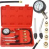 Set misurazione compressione motori benzina 8pz 0-300psi tubo 49cm con valigetta