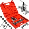 Set svasatura e rifoderazione tubi freno 9pz matrici 3/16-5/8 con valigetta
