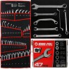 Set chiavi combinate fisse 47 pezzi 6-32 mm in acciaio CrV con custodia