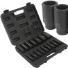 Set bussole impatto 1/2'' 16pz 10-32mm attacco esagonale in acciaio con valigetta