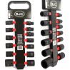 Set bussole impatto 1/2'' 13pz 8-27mm lunghe 38mm attacco esagonale in acciaio