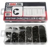 Set anelli di sicurezza E-clip 300 pezzi 1,5-22 mm in acciaio con custodia