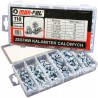 Set testine ingrassatore 110 pezzi 1/4"-1/8" con custodia