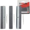 Set 3 pietre abrasive Ø50mm con perni ricambio per levigatrice a molla 2"