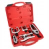 Set estrattori per perni e cuscinetti 5pz 19-80mm in acciaio CrV con valigetta