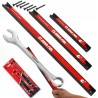 Set barre magnetiche portautensili 3 pezzi 23-48 cm montaggio a parete