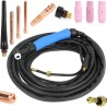 Torcia saldatura TIG LIFT 5 m attacco rapido DINSE 10-25 mm² ugelli 5-7 mm
