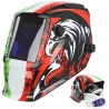 Maschera autoscurante saldatura SMAW MIG TIG 100x83mm 1/10000s regolabile