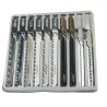 Set lame per seghe alternative 10 pezzi 7,6-10cm in acciaio con custodia