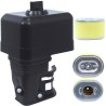 Alloggiamento filtro aria per motori 6,5CV 100x73x65mm foro 32x34mm
