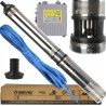 Elettropompa sommersa 1,2CV 0,9kW 230V portata 70Lmin prevalenza 84m acciaio inox