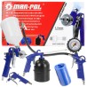 Set utensili pneumatici 5 pz con tubo 5m pistole aria, verniciatura, gonfiaggio