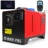 Riscaldatore d'Aria Stufa Portatile | a Diesel Gasolio | 12V/230V | Potenza 8 kW | con Monitor LCD Telecomando | per Roulotte Auto Garage Magazzini Abitazioni