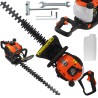 Tagliasiepi a scoppio 26cc lama 56cm 2 tempi con manico girevole antivibro