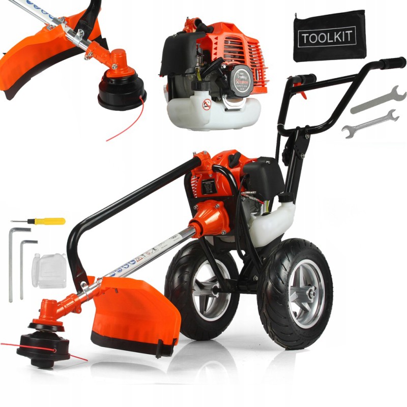 Decespugliatore a ruote DEMON 1,9CV 2T raffreddato aria 9500rpm taglio 42cm