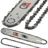 Set barra guida con 2 catene per motosega 14" 3/8" 50 maglie 1,3 mm