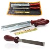 Set manutenzione catene motosega 3/8" con lime e calibro in custodia