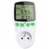 Wattmetro digitale 230V 16A con display LCD e calcolo costo energia elettrica