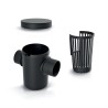 Filtro Esterno | 3 Pezzi | in Plastica | Accessori per Serbatoi Cisterne per Acqua Piovana Waterform