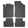 Tappetini compatibili con Citroën C3 I 2002-2009, su misura in Gomma