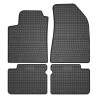 Tappetini compatibili con Lancia Delta III 2008-2014, su misura in Gomma